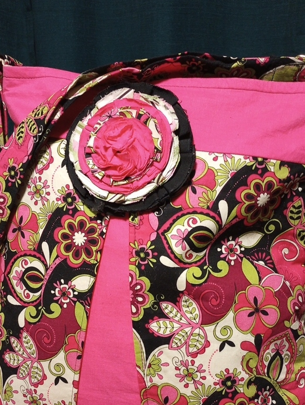 🧨New Floral Messenger Bag Pink Multi - Picture 3 of 16